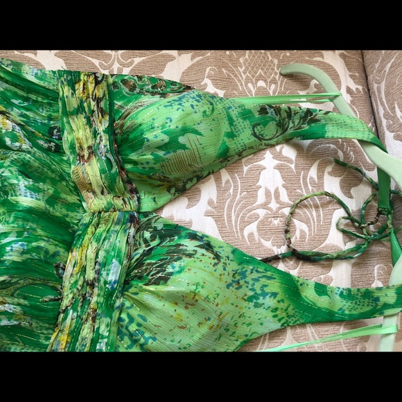 Sue Wong Stunning Full Length Halter Dress - Picture 5 of 7